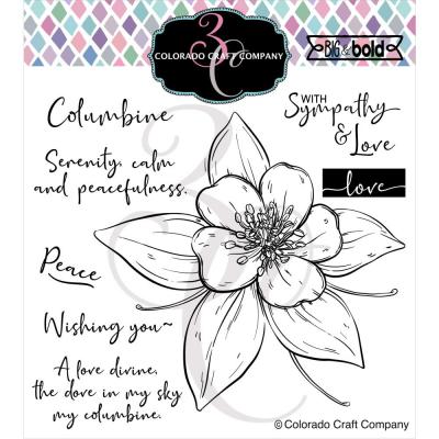 Colorado Craft Stempel - Columbine Wishing