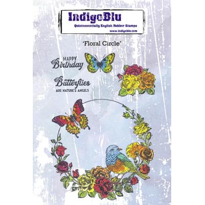 IndigoBlu Stempel - Floral Circle