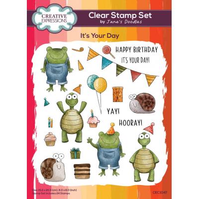 Creative Expressions Jane's Doodles Stempel - It's Your Day
