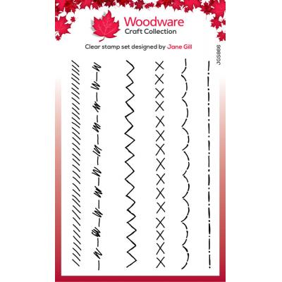 Woodware Stempel - Doodle Stitches