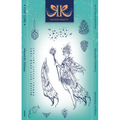 Katkin Krafts Stempel - Pine Cone