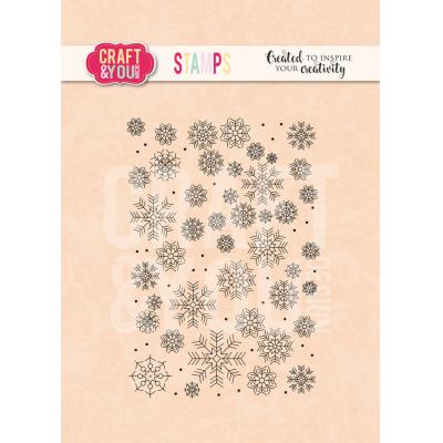 Craft & You Stempel - Snowflakes