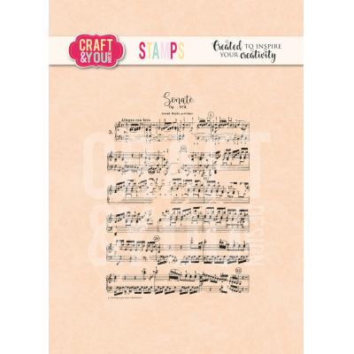 Craft & You Stempel - Music Notes
