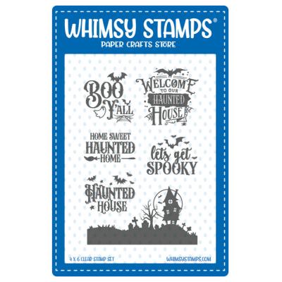 Whimsy Stamps Stempel - Home Sweet Haunted Home