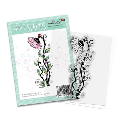 Polkadoodles Stempel - Quirky Flower 4