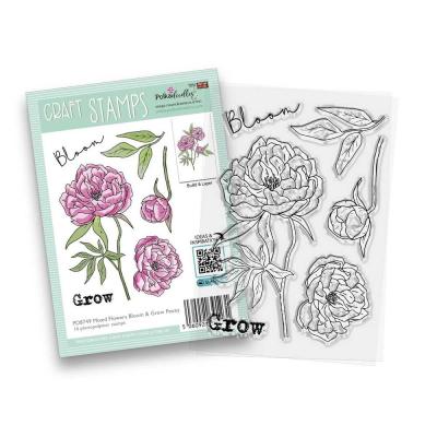 Polkadoodles Stempel - Bloom & Grow Peony