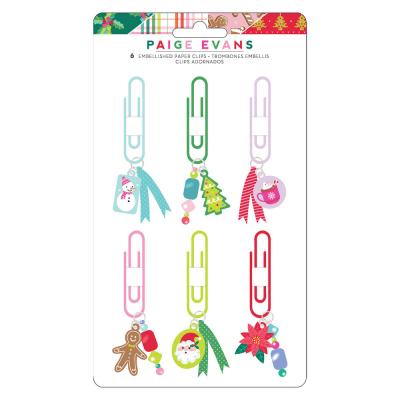 American Crafts Paige Evans Sugarplum Wishes - Paper Clips