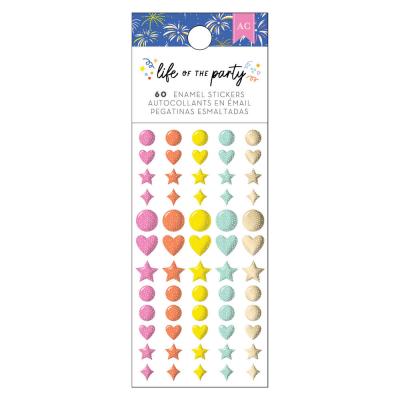 American Crafts Life of the Party - Enamel Dots Iridescent Glitter