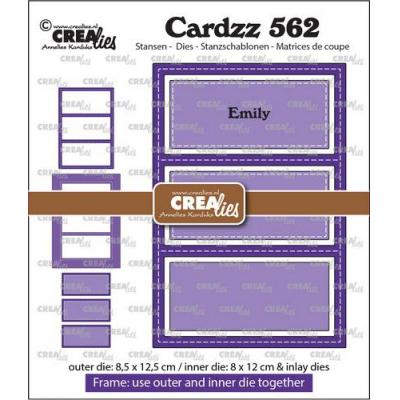 Crealies Cardzz Frame & Inlay - Emily