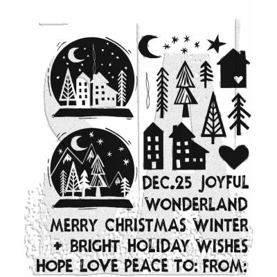 Stampers Anonymous Tim Holtz Stempel - Festive Print
