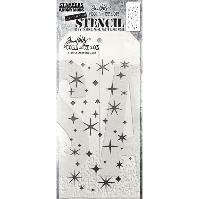 Stampers Anonymous Tim Holtz Stencil - Twinkle