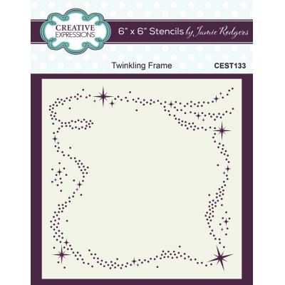 Creative Expressions Stencil - Twinkling Frame