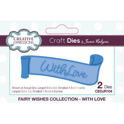 Creative Expressions Craft Die - Fairy Wishes With Love