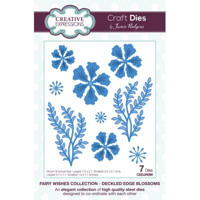 Creative Expressions Craft Die - Fairy Wishes Deckled Edge Blossoms