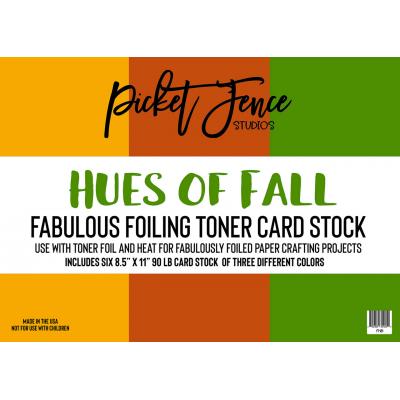 Picket Fence Studios Fabulous Foiling Toner Card Stock - Hues of Fall