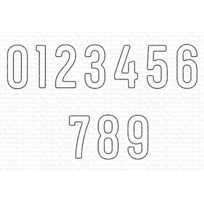 My Favorite Things Die-Namics - Letterboard Numbers