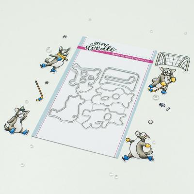 Heffy Doodle Outline Dies - Ice Pups