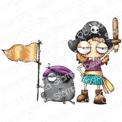 Stamping Bella Stempel - Mini Oddball Pirate & Pug