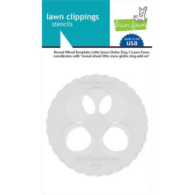 Lawn Fawn Little Snow Globe: Dog - Reveal Wheel Templates