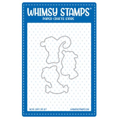Whimsy Stamps Outline Dies - Elves on Christmas