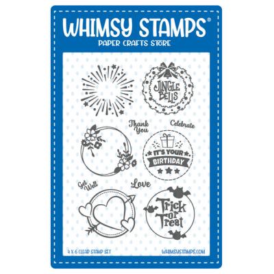 Whimsy Stamps Stempel - Occasions Circles