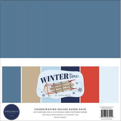 Carta Bella Wintertime - Coordinating Solids