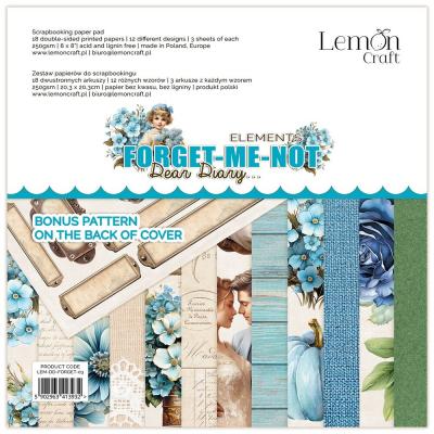 LemonCraft Dear Diary Forget-Me-Not - Elements & Basics Paper Pad