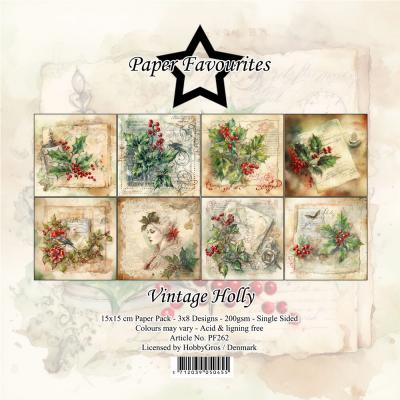 Paper Favourites Paper Pack - Vintage Holly