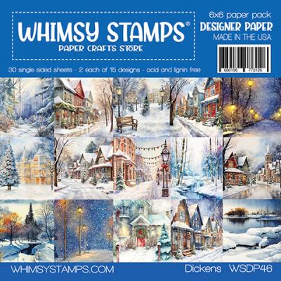 Whimsy Stamps Paper Pack Dickens