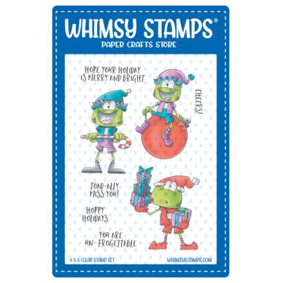 Whimsy Stamps Stempel - Hoppy Holidays