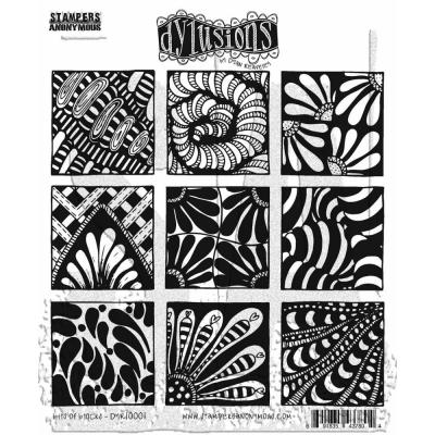Stampers Anonymous Dylusions Dyan Reaveley Stempel - Bits Of Blocks
