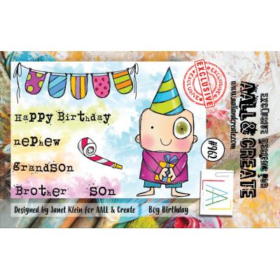 Aall and Create Stempel - Boy Birthday