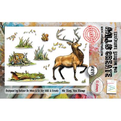 Aall and Create Stempel - Me Stag, You Stamp