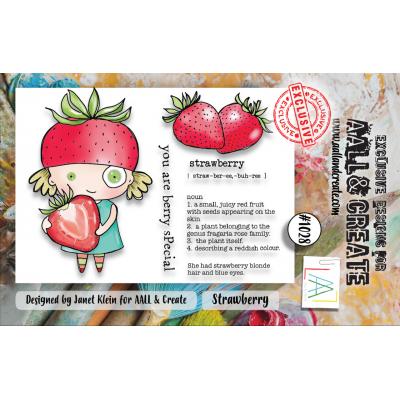 Aall and Create Stempel - Strawberry