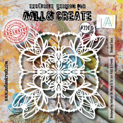 Aall and Create Stencil - Beaded Lace
