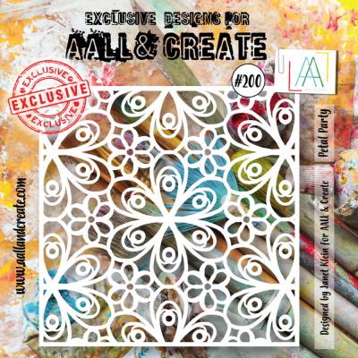 Aall and Create Stencil - Petal Party