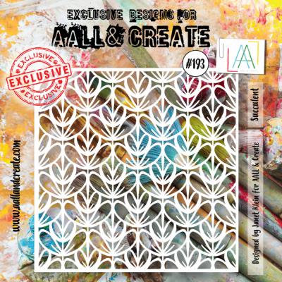 Aall and Create Stencil - Succulent