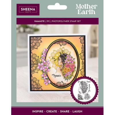 Crafter's Companion Mother Earth Stempel - Namaste
