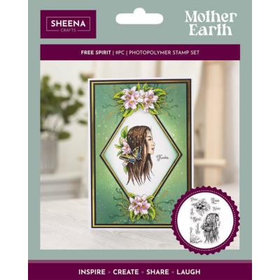 Crafter's Companion Mother Earth Stempel - Free Spirit