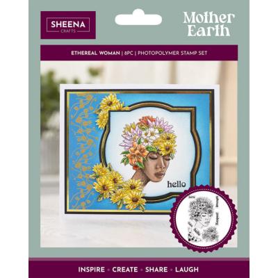Crafter's Companion Mother Earth Stempel - Ethereal Woman