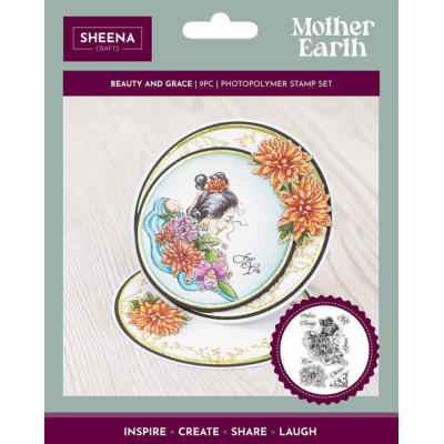 Crafter's Companion Mother Earth Stempel - Beauty and Grace