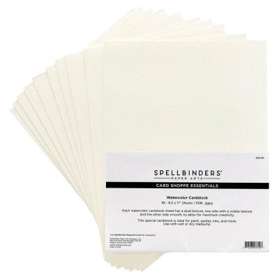 Spellbinders Card Shoppe Essentials - Watercolor Cardstock