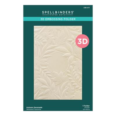 Spellbinders Embossing Folder - Autumn Serenade