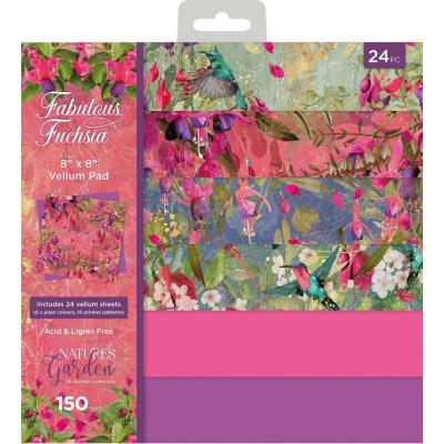 Crafter's Companion Fabulous Fuchsia - Vellum Pad