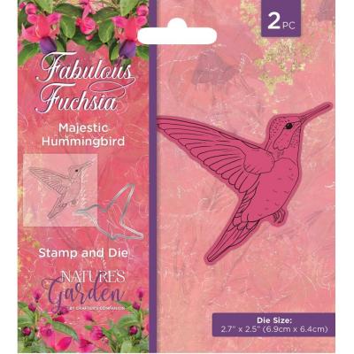 Crafter's Companion Fabulous Fuchsia - Majestic Hummingbird