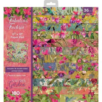 Crafter's Companion Fabulous Fuchsia - Paper Pad