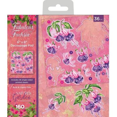 Crafter's Companion Fabulous Fuchsia - Decoupage Pad