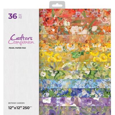 Crafter's Companion Botanic Garden - Pearl Papier Pad