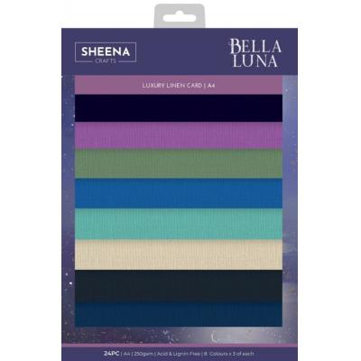 Crafter's Companion Sheena Crafts Bella Luna - Luxury Linen Card