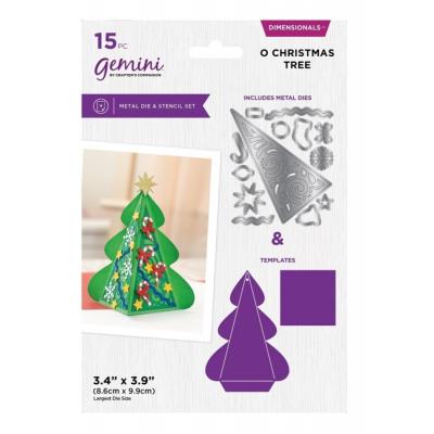 Crafter's Companion 3D Boxes Dimensionals Die & Stencil - O Christmas Tree